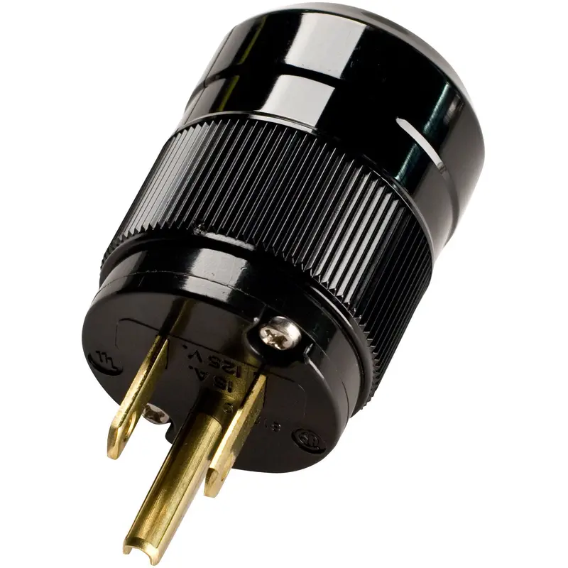 Wattgate 5266I Black Standard Wall Ac Power Connector - Each 1