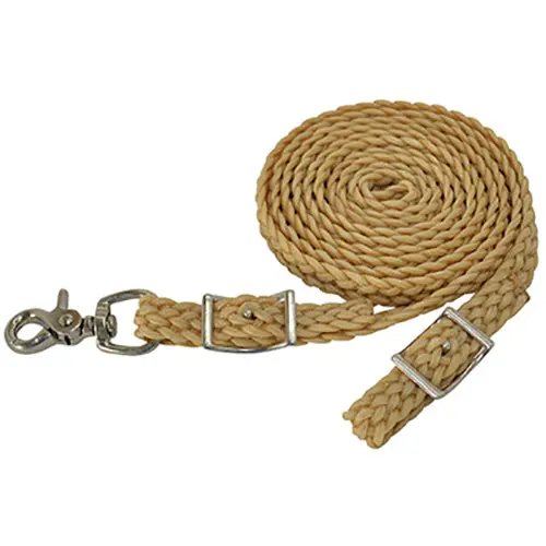 Waxed Nylon Braid Roping Reins 1