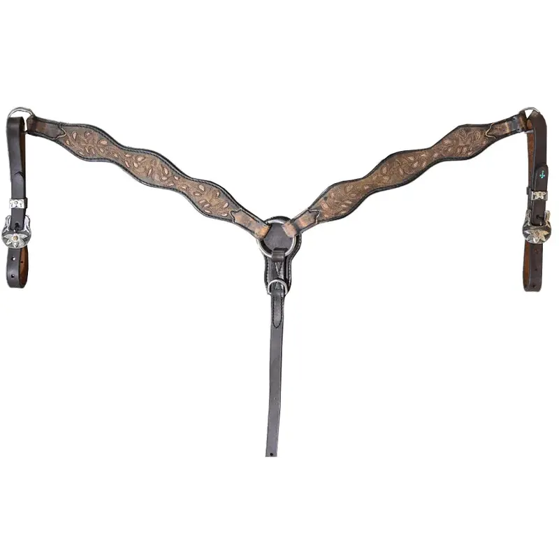 Weaver Leather 2" Scalloped Frontier Breast Collar 1