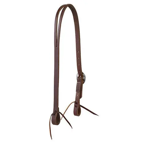 Weaver Leather 3/4" Working Cowboy Split Ear Headstall W/ Stainless Steel Hardware 1