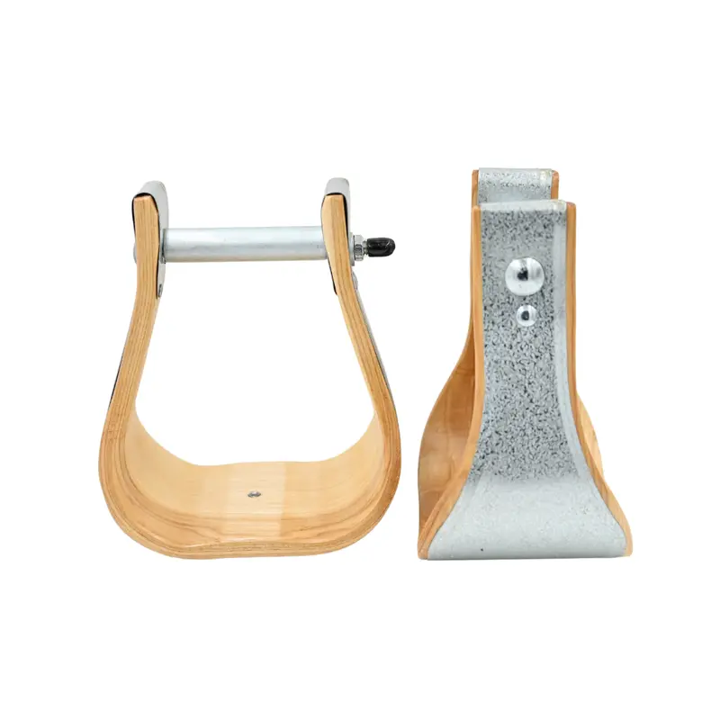 Weaver Leather 4" Wood Bell Stirrups 1