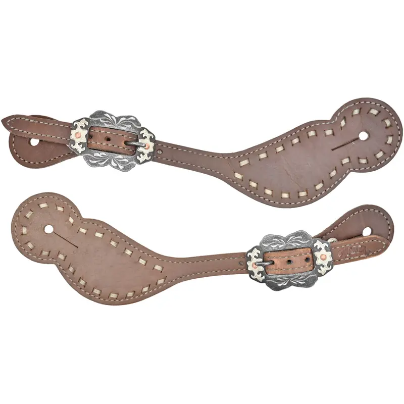 Weaver Leather Dusk Collection Buckstitch Men's Spur Straps 1