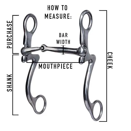 Weaver Leather Ken Mcnabb Shank Snaffle Bit 2