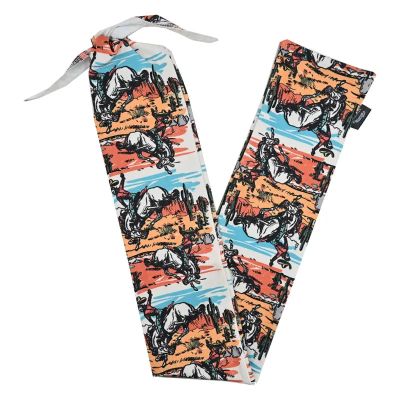 Weaver Leather Lycra® Spandex Tail Bag- Bucking Bronco 1