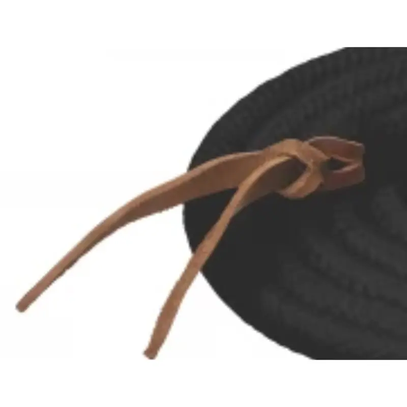 Weaver Leather Pima Cotton Lead Rope Black - 10' 2