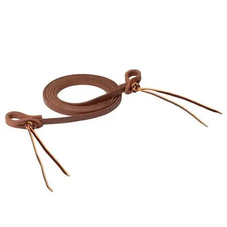 Weaver Leather Protack Oiled Heavy Harness Leather 1/2"X8' Pineapple Knot Roper Reins 1