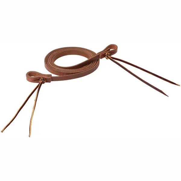 Weaver Leather Protack Oiled Heavy Harness Leather 5/8"X8' Pineapple Knot Roper Reins 1