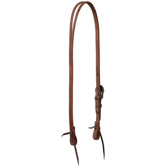 Weaver Leather Protack Split Ear Headstall With Designer Thunderbird Buckle 1