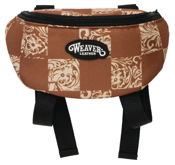 Weaver Leather Saddle Pouch- Checkerboard 1