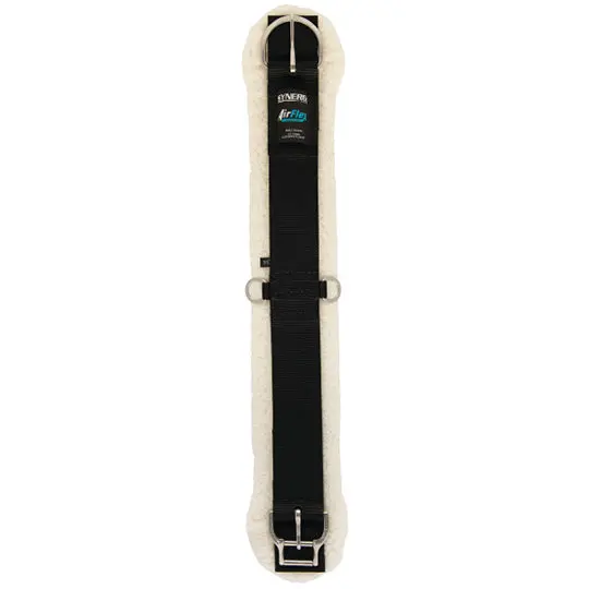 Weaver Leather Straight Airflex Cinch With Merino Wool Fleece With Roll Snug Buckle 1
