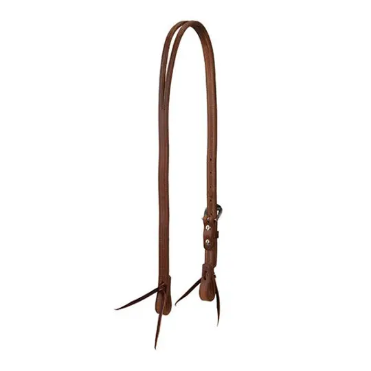 Weaver Leather Synergy Harness Leather Split Ear Headstall With Designer Hardware 1