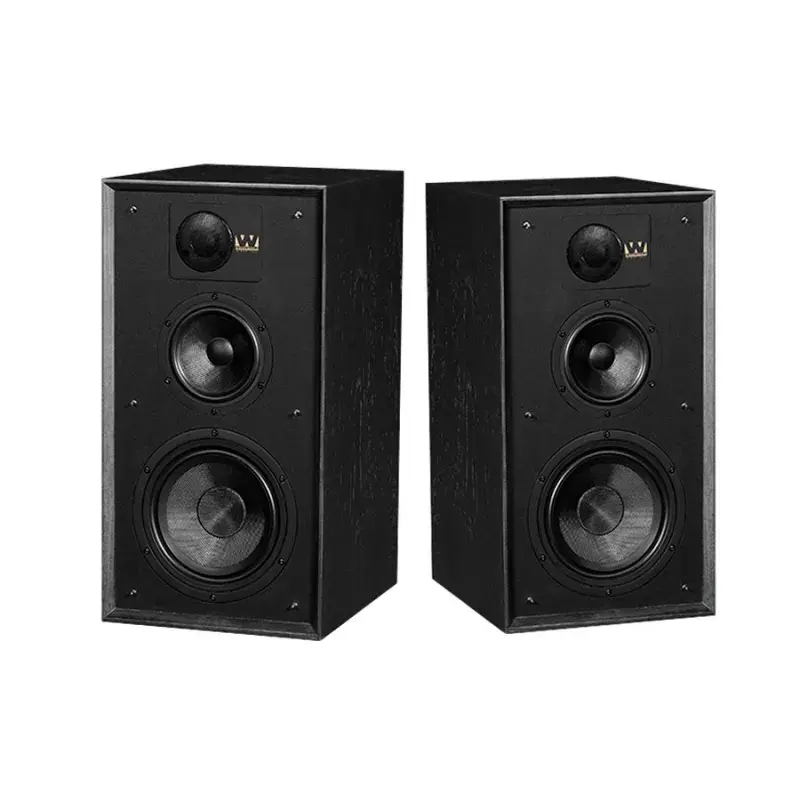 Wharfedale Linton Heritage Speakers - Black Oak - Pair 1