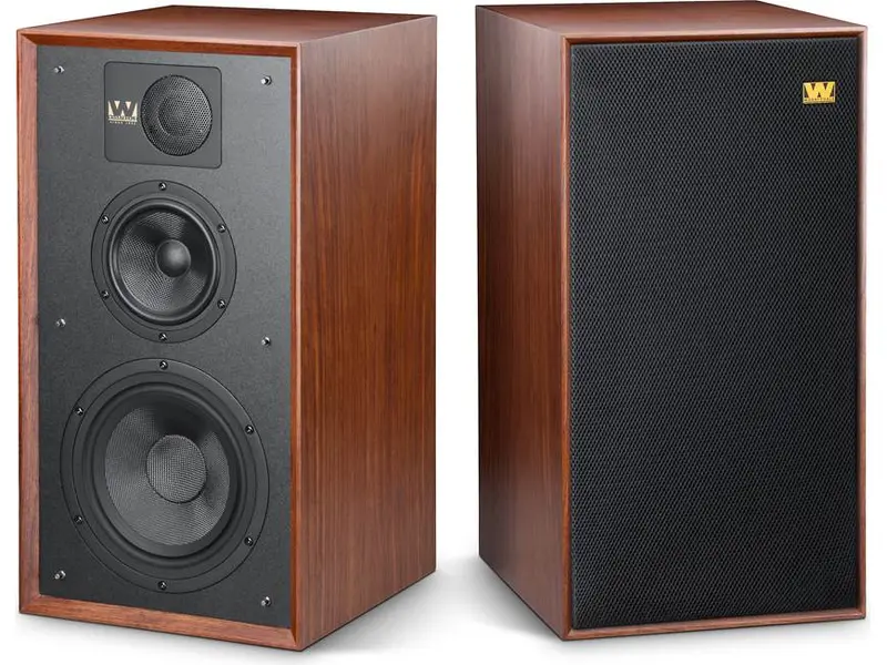 Wharfedale Linton Heritage Speakers - Red Mahogany - Pair 1
