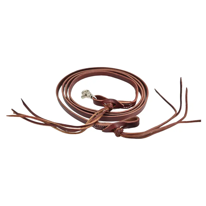 Wildfire Saddlery Pineapple Knot Latigo Leather Roping Reins 5/8" 1