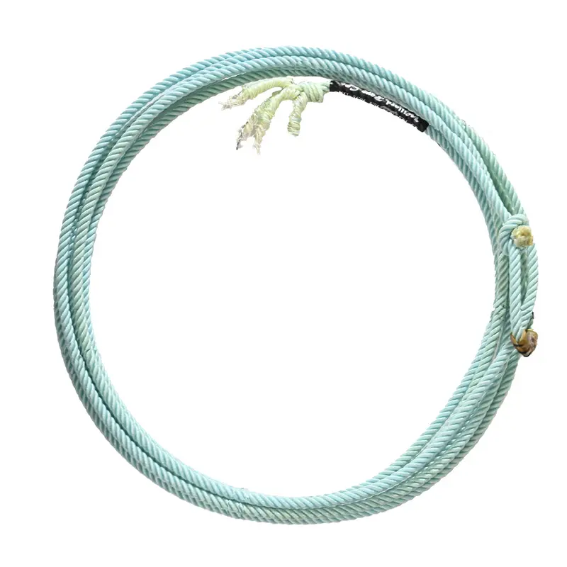 Willard Ropes 4 Strand Uoza Pro Poly Calf Rope- Light Blue 1
