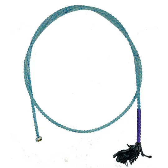 Willard Ropes Black Tail 2 Strand Goat String- Blue 1