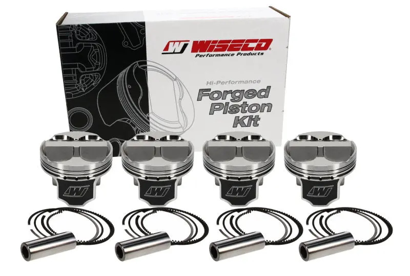 Wiseco Acura 4V Domed +8Cc Strutted 86.0Mm Piston Kit K573m86ap 1