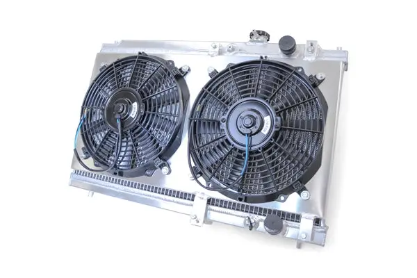 Yonaka  1994-2001 Acura Integra Race Radiator With Fans And Shroud 1