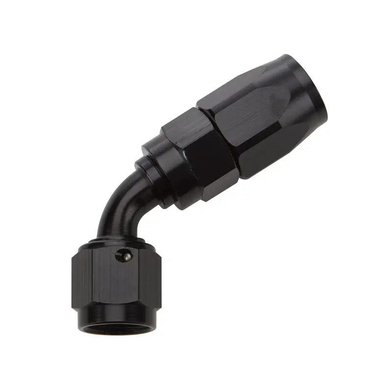 Allstar Performance 49343 Reusable -8 An Black 60-Degree Elbow Hose Fitting 1