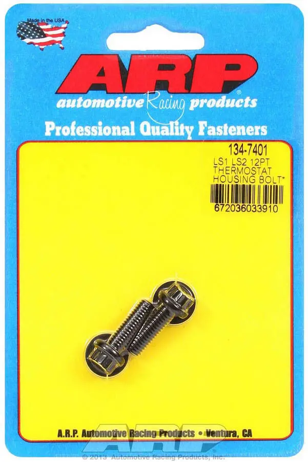 Arp 12-Point Thermostat Housing Bolt Kit – Designed For Ls1/Ls2 Engines – 134-7401 1