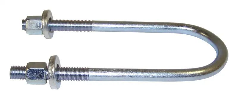 Crown Automotive J0909222 Front Axle U-Bolt Kit – 7/16" X 20 Thread, 2.75" Center-To-Center 1