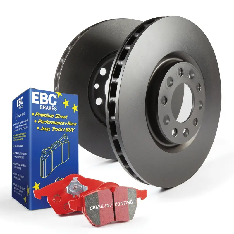 Ebc Brakes S12Kr1046 Redstuff Street/Track Brake Pad And Rk Drilled Rotor Kit 1