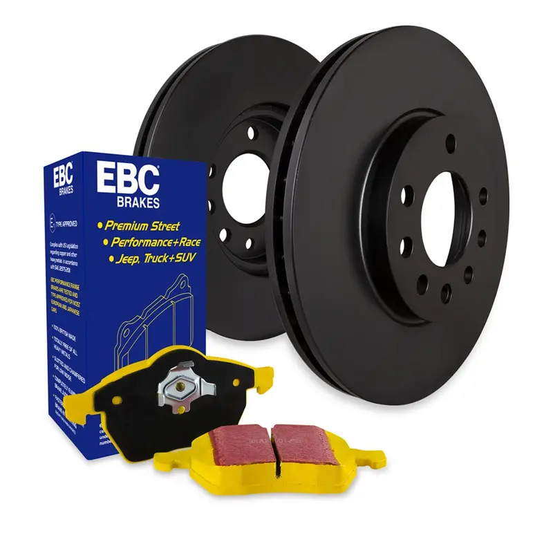 Ebc Brakes S13Kf2197 Front Brake Kit — Yellowstuff Pads + Rk Drilled Rotors 1