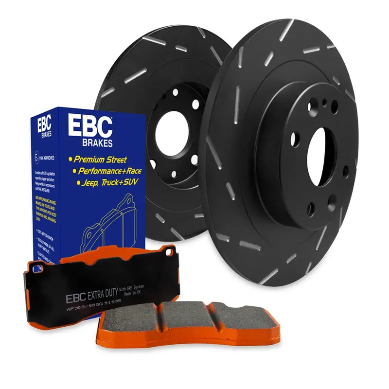 Ebc Brakes S15Kf1018 Heavy-Duty Brake Kit – Extra Duty Pads + Usr Rotors 1
