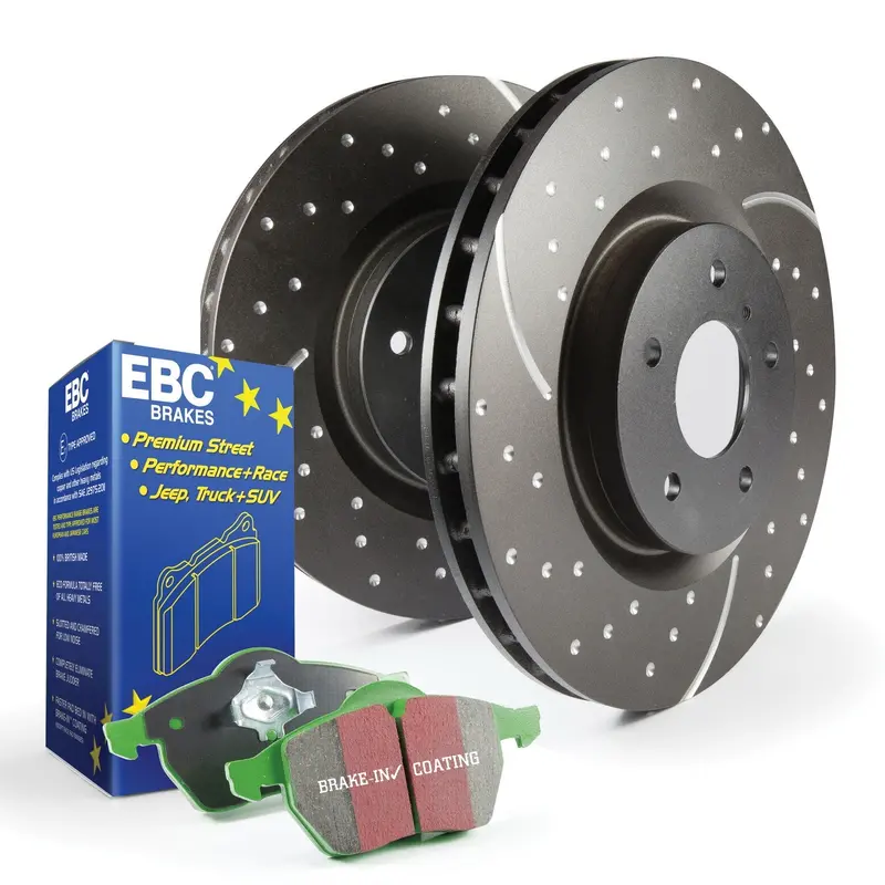 Ebc Greenstuff S10Kr1462 Brake Kit – High-Torque Pads And Gd-Series Rotors For Light-Duty Trucks 1