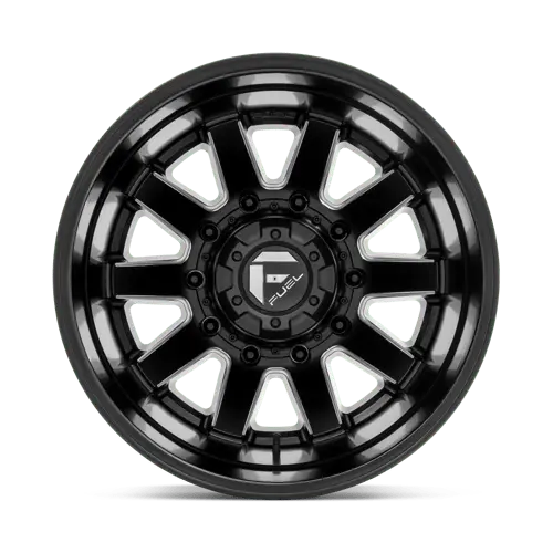 Fuel D538 24X8.25X10 Off-Road Wheel – Matte Black With Machined Lip, 8X210Mm Bolt Pattern 1