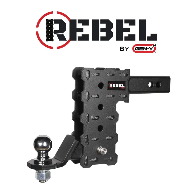 Gen-Y Phantom Single-Ball Hitch Attachment – 1-7/8-Inch Ball, 3,500-Lb Capacity – Gh-12014R 1