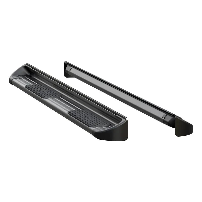 Luverne Black Stainless Steel Side-Entry Steps – Bracket-Free Installation 1