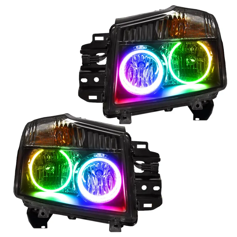 Oracle Lighting 7173-504 Colorshift Smd Pre-Assembled Headlights – Plug-And-Play Rgbw Upgrade 1