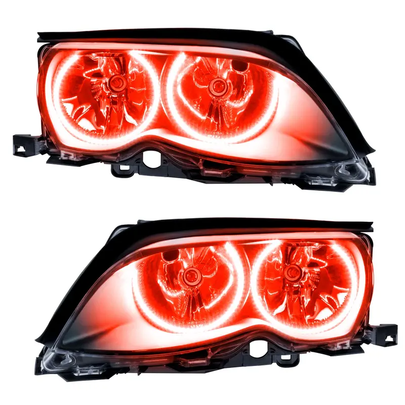 Oracle Lighting Smd Pre-Assembled Headlights – Black Housing With Red Accents – Model 7104-003 1