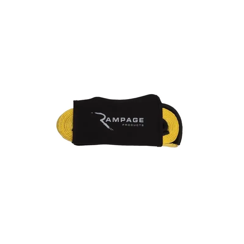 Rampage Recovery Trail Strap – 4" X 8", 20,000 Lb Rated Tree Saver Strap (Yellow, Model #86688) 1