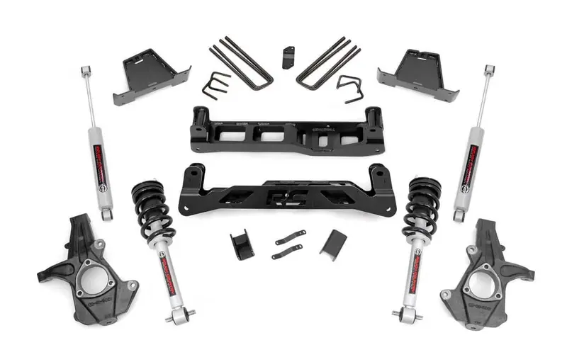 Rough Country 7.5-Inch Lift Kit With N3 Shocks – For 2007–2013 Chevrolet Silverado & Gmc Sierra 1500 1