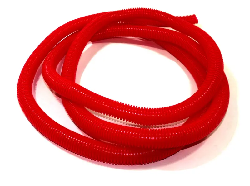 Taylor Cable 38811 Red Convoluted Tubing – 0.75" Id, 600-Foot Spool For Wire Harnessing 1