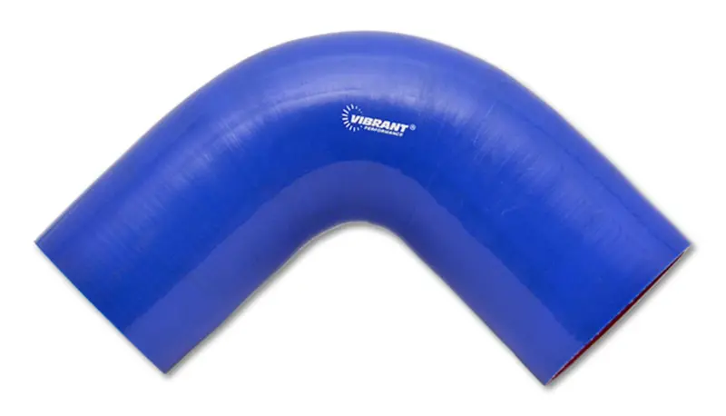 Vibrant Performance 2749B Blue 4-Ply 90° Exhaust Elbow – 1.5-Inch Id, 4-Inch Leg Length 1