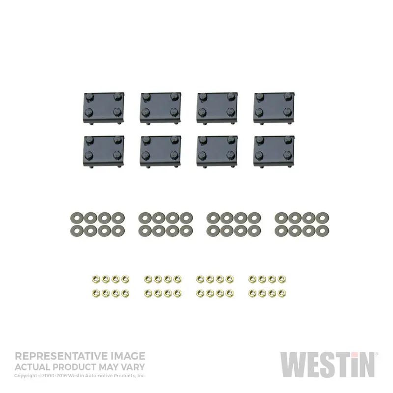 Westin Premier Oval Nerf Step Bar Mount Kit – Rocker-Mounted System For Double-Cab Trucks 1